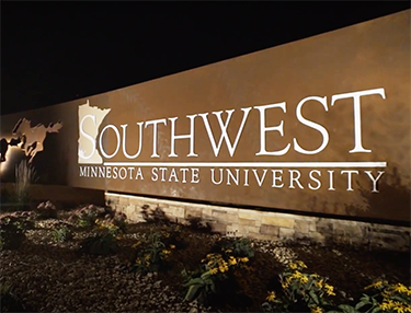 entrance to southwest minnesota state university